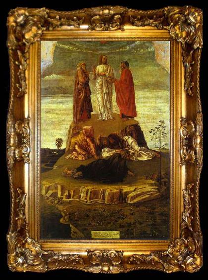 framed  Giovanni Bellini Transfiguration  et, ta009-2